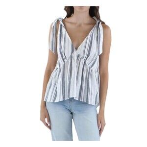 Cinq à Sept ✨NWT✨ Gray and White Tank Top